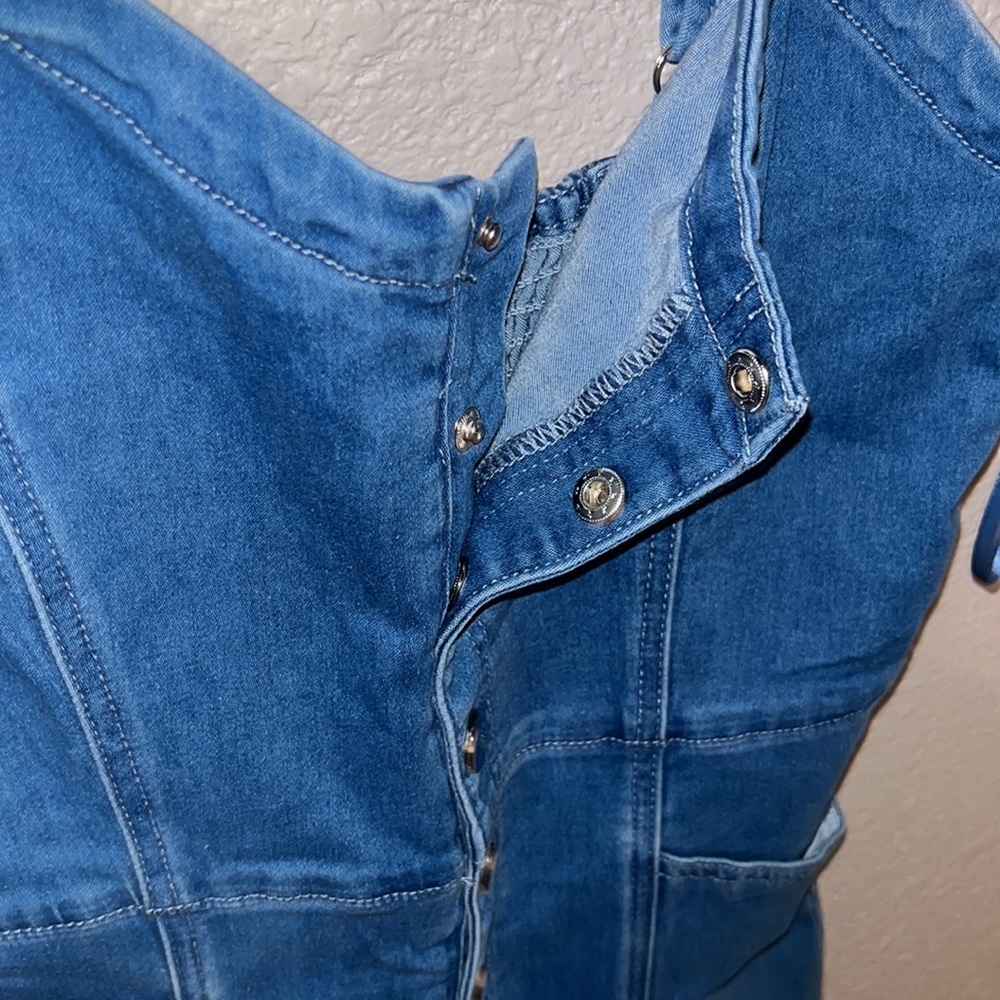 Jean romper - Picture 3 of 5